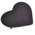 Heart Shape Leather Mouse Pad